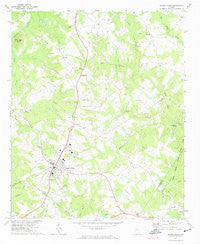 Social Circle Georgia Historical topographic map, 1:24000 scale, 7.5 X 7.5 Minute, Year 1971