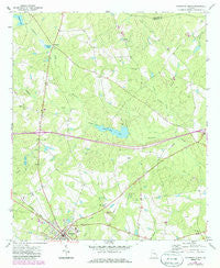 Soperton North Georgia Historical topographic map, 1:24000 scale, 7.5 X 7.5 Minute, Year 1971