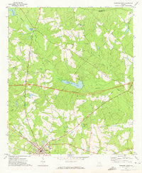 Soperton North Georgia Historical topographic map, 1:24000 scale, 7.5 X 7.5 Minute, Year 1971