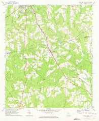 Soperton South Georgia Historical topographic map, 1:24000 scale, 7.5 X 7.5 Minute, Year 1971