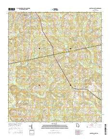 Soperton South Georgia Current topographic map, 1:24000 scale, 7.5 X 7.5 Minute, Year 2014