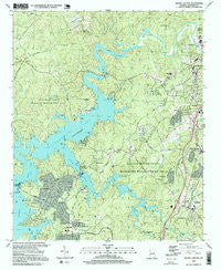 South Canton Georgia Historical topographic map, 1:24000 scale, 7.5 X 7.5 Minute, Year 1997
