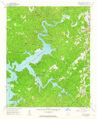 South Canton Georgia Historical topographic map, 1:24000 scale, 7.5 X 7.5 Minute, Year 1961