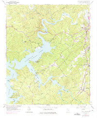 South Canton Georgia Historical topographic map, 1:24000 scale, 7.5 X 7.5 Minute, Year 1961