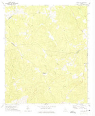 Sparta NW Georgia Historical topographic map, 1:24000 scale, 7.5 X 7.5 Minute, Year 1972