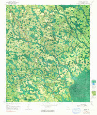 Spooner Georgia Historical topographic map, 1:24000 scale, 7.5 X 7.5 Minute, Year 1967