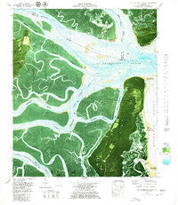 St Catherines Sound Georgia Historical topographic map, 1:24000 scale, 7.5 X 7.5 Minute, Year 1979