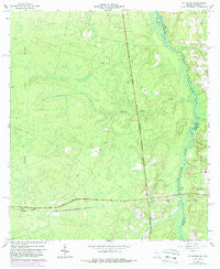 St George Georgia Historical topographic map, 1:24000 scale, 7.5 X 7.5 Minute, Year 1966