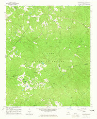 Stanfordville Georgia Historical topographic map, 1:24000 scale, 7.5 X 7.5 Minute, Year 1964