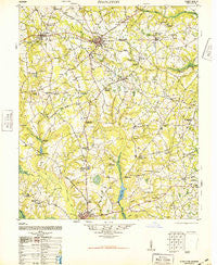 Stapleton Georgia Historical topographic map, 1:62500 scale, 15 X 15 Minute, Year 1948