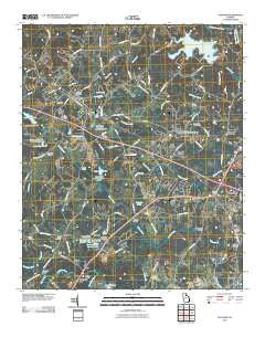 Statham Georgia Historical topographic map, 1:24000 scale, 7.5 X 7.5 Minute, Year 2011