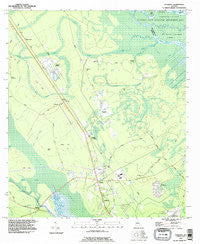 Sterling Georgia Historical topographic map, 1:24000 scale, 7.5 X 7.5 Minute, Year 1993