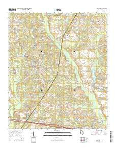 Stillmore Georgia Current topographic map, 1:24000 scale, 7.5 X 7.5 Minute, Year 2014