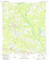 Stillmore Georgia Historical topographic map, 1:24000 scale, 7.5 X 7.5 Minute, Year 1971