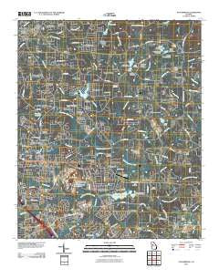 Stockbridge Georgia Historical topographic map, 1:24000 scale, 7.5 X 7.5 Minute, Year 2011