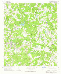 Stockbridge Georgia Historical topographic map, 1:24000 scale, 7.5 X 7.5 Minute, Year 1964