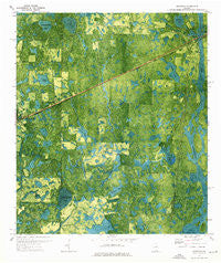 Stockton Georgia Historical topographic map, 1:24000 scale, 7.5 X 7.5 Minute, Year 1971