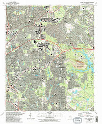 Stone Mountain Georgia Historical topographic map, 1:24000 scale, 7.5 X 7.5 Minute, Year 1992