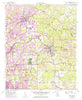 Stone Mountain Georgia Historical topographic map, 1:24000 scale, 7.5 X 7.5 Minute, Year 1956