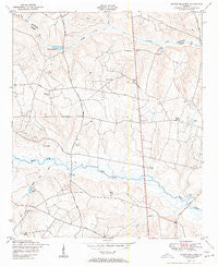 Storys Millpond Georgia Historical topographic map, 1:24000 scale, 7.5 X 7.5 Minute, Year 1950