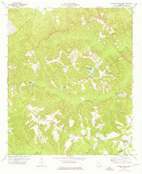 Stuckey Boone Lake Georgia Historical topographic map, 1:24000 scale, 7.5 X 7.5 Minute, Year 1974