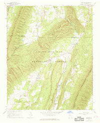 Subligna Georgia Historical topographic map, 1:24000 scale, 7.5 X 7.5 Minute, Year 1967