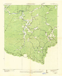 Suches Georgia Historical topographic map, 1:24000 scale, 7.5 X 7.5 Minute, Year 1935