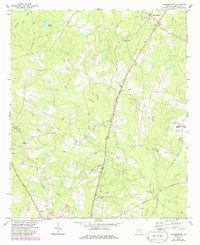 Summertown Georgia Historical topographic map, 1:24000 scale, 7.5 X 7.5 Minute, Year 1971