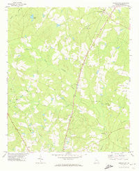 Summertown Georgia Historical topographic map, 1:24000 scale, 7.5 X 7.5 Minute, Year 1971