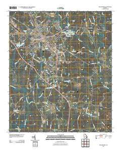 Swainsboro Georgia Historical topographic map, 1:24000 scale, 7.5 X 7.5 Minute, Year 2011