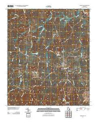 Talbotton Georgia Historical topographic map, 1:24000 scale, 7.5 X 7.5 Minute, Year 2011