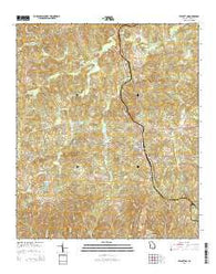 Talbotton Georgia Current topographic map, 1:24000 scale, 7.5 X 7.5 Minute, Year 2014