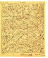 Talbotton Georgia Historical topographic map, 1:125000 scale, 30 X 30 Minute, Year 1907