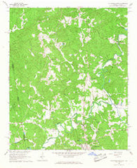 Tallapoosa North Georgia Historical topographic map, 1:24000 scale, 7.5 X 7.5 Minute, Year 1966