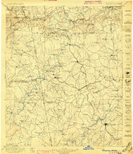 Tallapoosa Georgia Historical topographic map, 1:125000 scale, 30 X 30 Minute, Year 1897