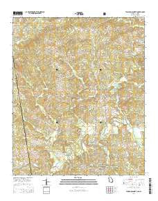 Tallapoosa North Georgia Current topographic map, 1:24000 scale, 7.5 X 7.5 Minute, Year 2014