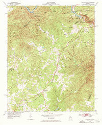 Tallulah Falls Georgia Historical topographic map, 1:24000 scale, 7.5 X 7.5 Minute, Year 1953