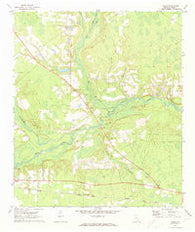 Talmo Georgia Historical topographic map, 1:24000 scale, 7.5 X 7.5 Minute, Year 1971