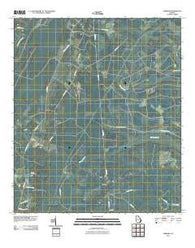 Tarboro Georgia Historical topographic map, 1:24000 scale, 7.5 X 7.5 Minute, Year 2011