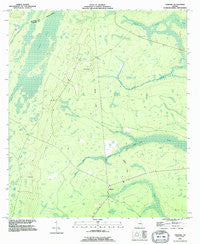 Tarboro Georgia Historical topographic map, 1:24000 scale, 7.5 X 7.5 Minute, Year 1993