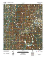 Tarversville Georgia Historical topographic map, 1:24000 scale, 7.5 X 7.5 Minute, Year 2011