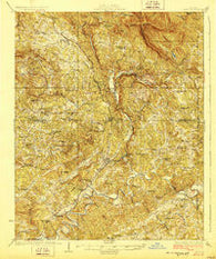 Tate Georgia Historical topographic map, 1:62500 scale, 15 X 15 Minute, Year 1928