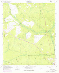 Taylors Creek Georgia Historical topographic map, 1:24000 scale, 7.5 X 7.5 Minute, Year 1958