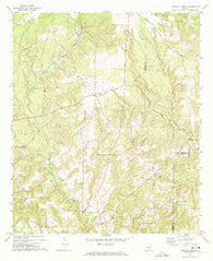 Tazewell North Georgia Historical topographic map, 1:24000 scale, 7.5 X 7.5 Minute, Year 1971