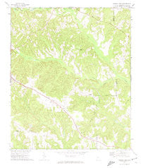 Tazewell South Georgia Historical topographic map, 1:24000 scale, 7.5 X 7.5 Minute, Year 1971
