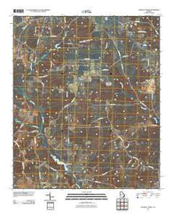 Tazewell North Georgia Historical topographic map, 1:24000 scale, 7.5 X 7.5 Minute, Year 2011