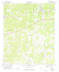 Temple Georgia Historical topographic map, 1:24000 scale, 7.5 X 7.5 Minute, Year 1973