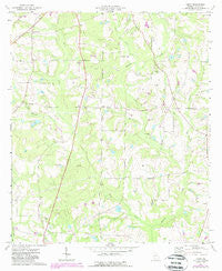 Tempy Georgia Historical topographic map, 1:24000 scale, 7.5 X 7.5 Minute, Year 1974