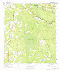Tenmile Bay Georgia Historical topographic map, 1:24000 scale, 7.5 X 7.5 Minute, Year 1972