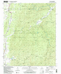 Tennga Georgia Historical topographic map, 1:24000 scale, 7.5 X 7.5 Minute, Year 1997